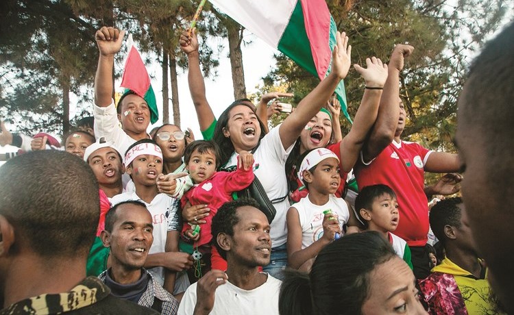 استقبال أسطوري للاعبي مدغشقر رغم الخروج