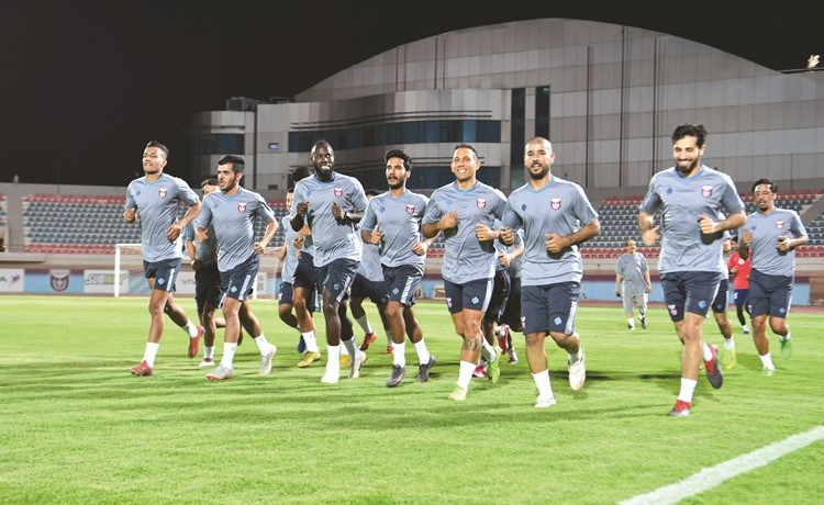 حضور كبير في التدريب الأول للنصر 	( قاسم باشا)﻿