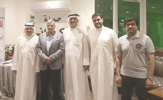 لقطة تذكارية خلال اليوم التوعوي الصحي للحجاج﻿