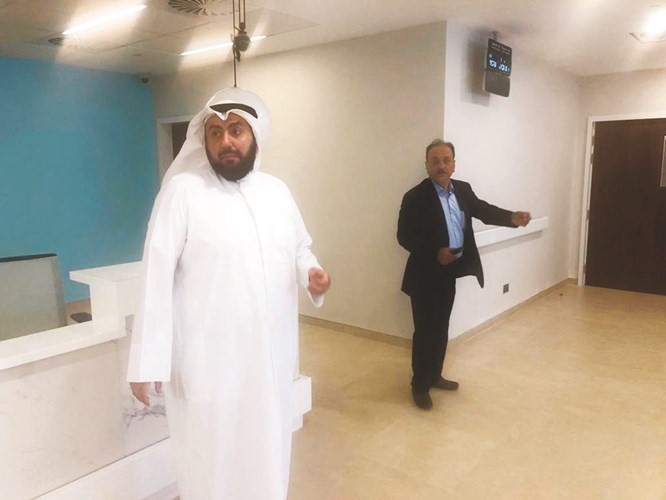 وزير الصحة تفقّد مستشفى الجهراء الجديد