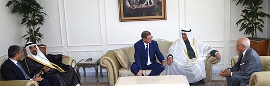 ناصر المحمد يعرب عن تعازي الكويت لتونس بوفاة الرئيس السبسي