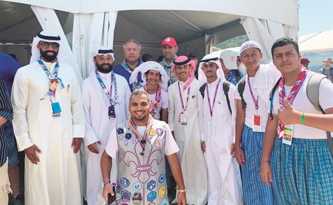  صورة الوفد الكشفي الكويتي المشارك في المخيم الكشفي العالمي الـ24 في الولايات المتحدة الأميركية ﻿