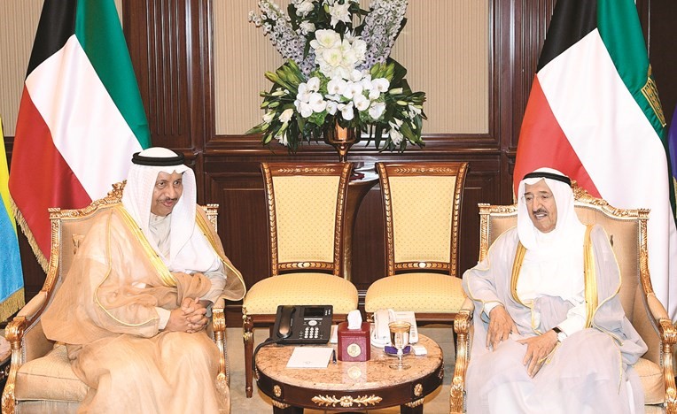 صاحب السمو الأمير مستقبلا سمو رئيس مجلس الوزراء	﻿