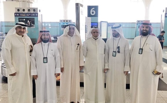 أعضاء البعثة الذين وصلوا بدأوا الاستعداد لخدمة الحجاج الكويتيين ﻿