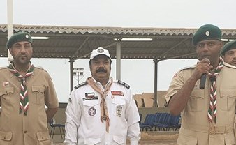 العيد يتقدم الوفد الكويتي المشارك في المخيم ﻿