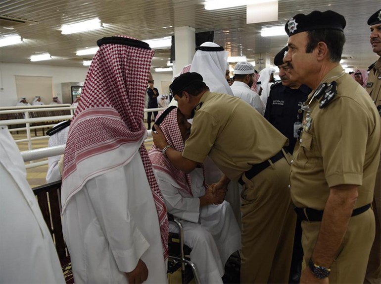 الداخلية تشيع الطالب متدرب في دورة الإعادة للخدمة دغيمان سلطان المطيري