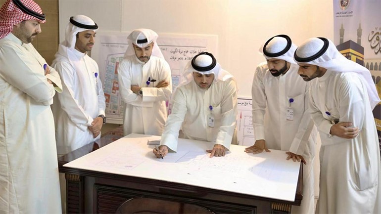 وفد الإطفاء استكمل أعمال التفتيش على مقرات الحملات الكويتية في مكة المكرمة