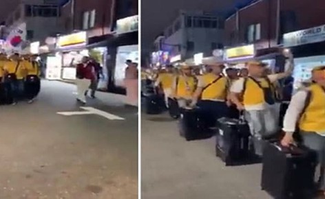 بالفيديو.. مشهد مهيب لمسلمي كوريا الجنوبية بطريقهم لمكة لأداء فريضة الحج