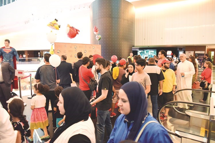 حضور كبير في جراند سينماز بالحمرا لمشاهدة فيلم ذا أنجري بيردز 2﻿