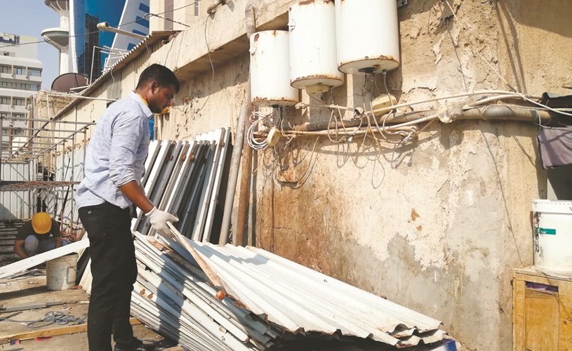 إزالة مخالفات الأسطح في العاصمة
