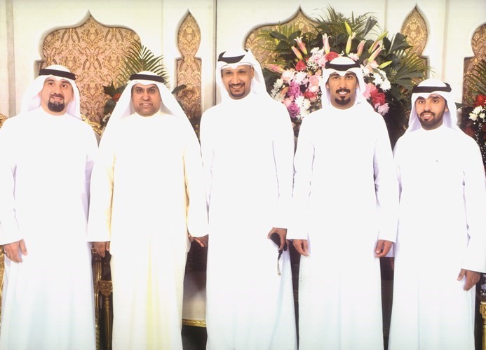 م.خالد السعيد وم.فيصل العوضي يباركان﻿