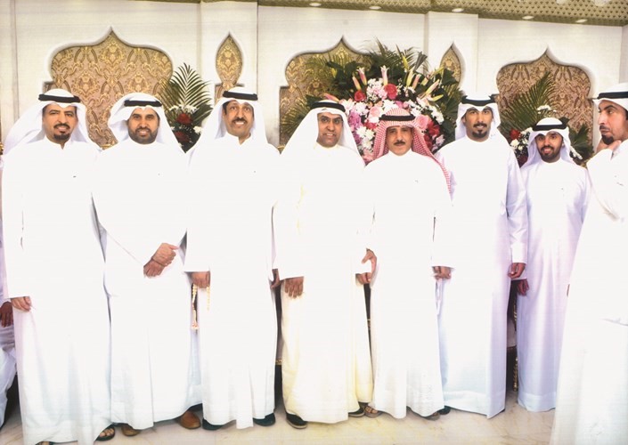 عصام الحريص ود.راشد بورمية ود.سند العجمي يباركون﻿