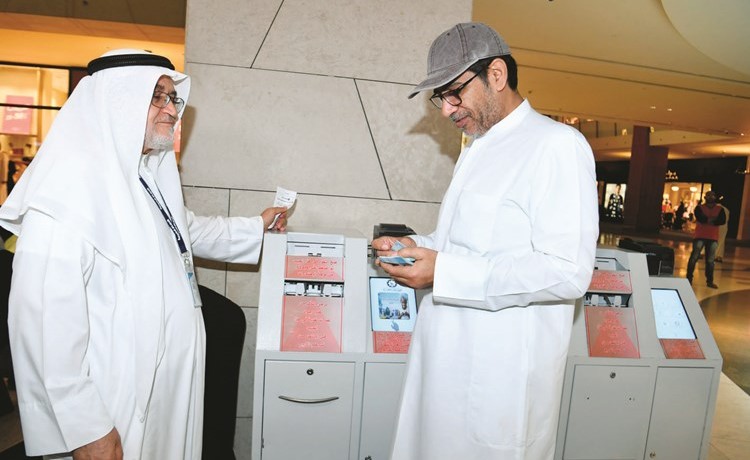 جانب من حملة التبرع لقرية النجاة الخيرية ﻿