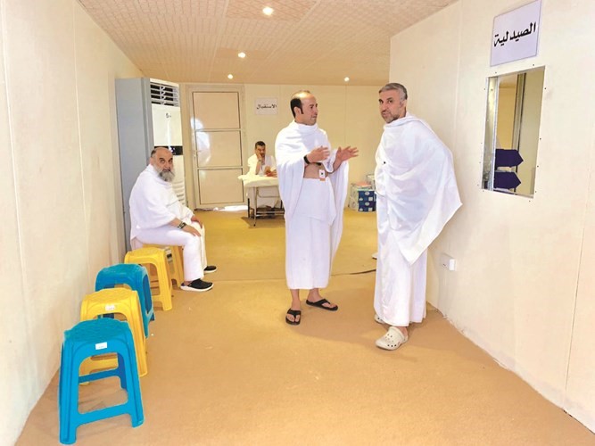 استعدادات صحية من الفريق الطبي﻿