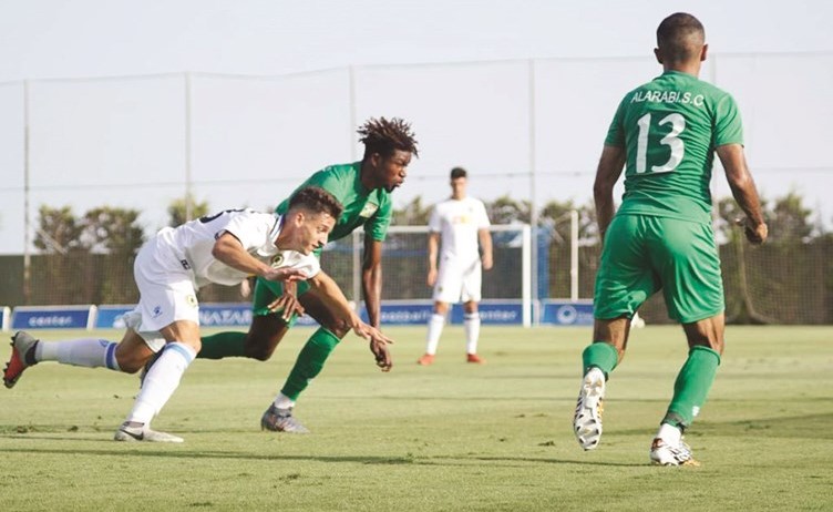 العربي خاض مباراتين اختتم بهما معسكره بإسبانيا									(المركز الإعلامي للعربي)﻿