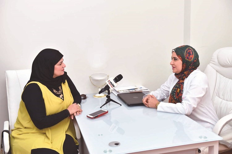 د.ريم عبدالمعز متحدثة للزميلة حنان عبدالمعبود- (متين غوزال)﻿