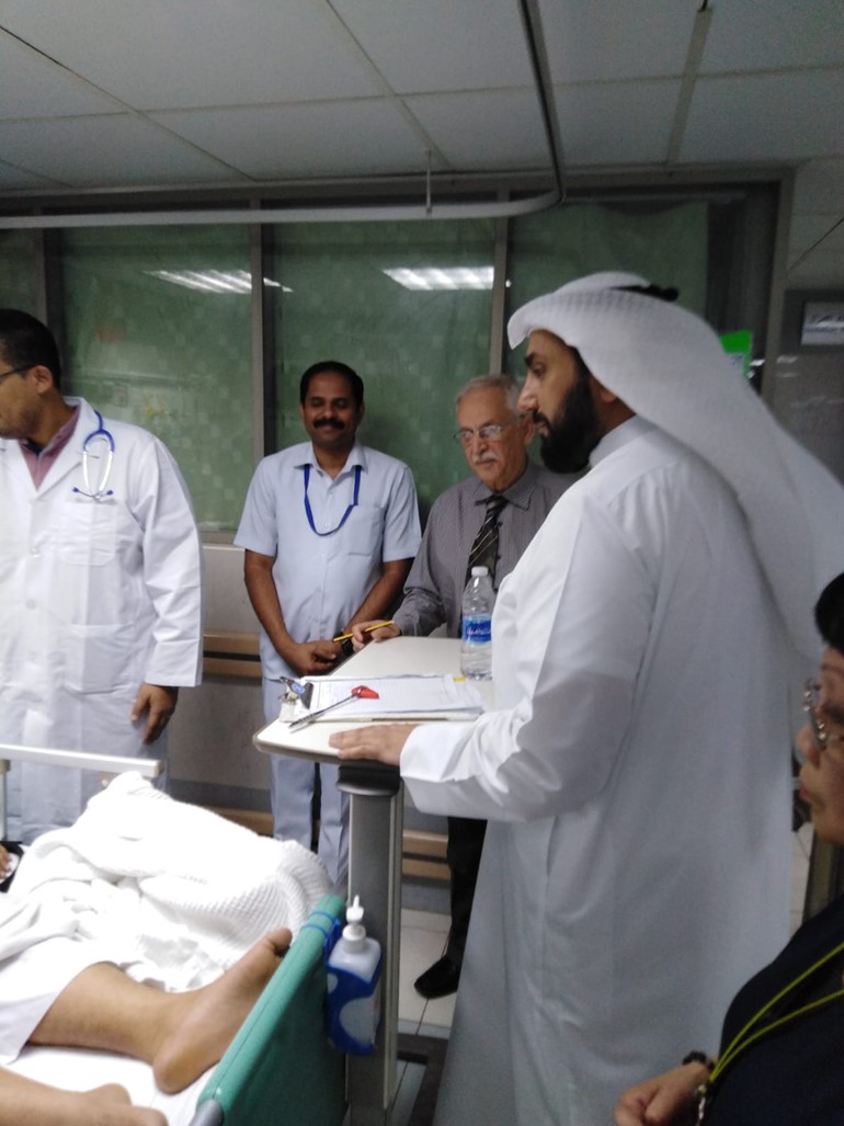 وزير الصحة يتفقد المستشفيات
