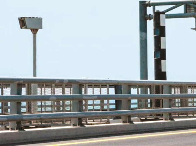 ﻿576 كاميرا لمتابعة الحركة المرورية على جسر جابر ﻿