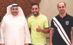 حمد الدبوس عقب تجديد العقد مع منذر أبو عمارة ﻿