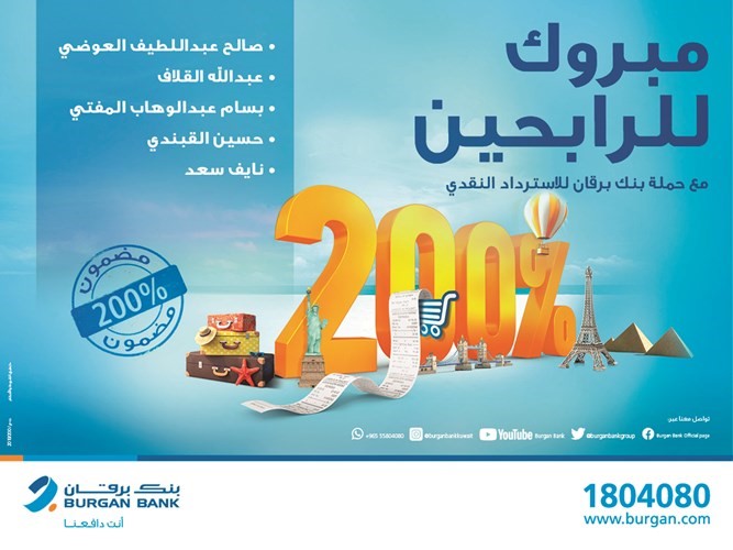 «برقان» يتوّج الدفعة الأولى من فائزي حملته الصيفية «تسوق واربح 200% من قيمة مشترياتك»