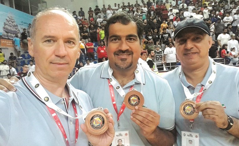 إدي دزاليتش مع د.وليد الهندي ومحمد الحميدان﻿