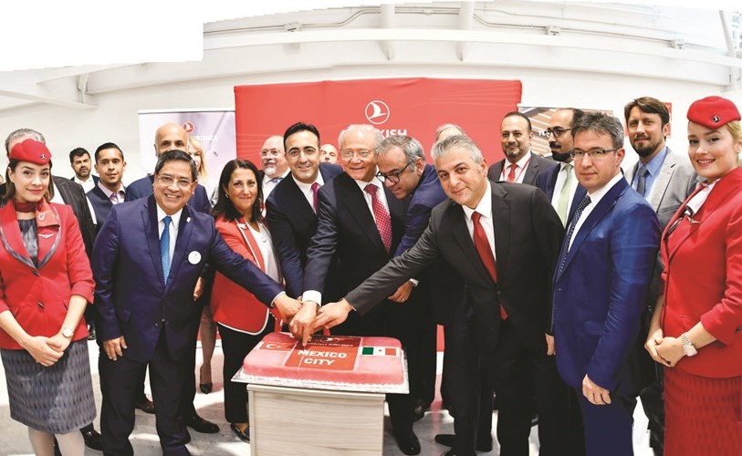 «الخطوط التركية» تضيف مدينتي مكسيكو سيتي وكانكون لشبكة رحلاتها