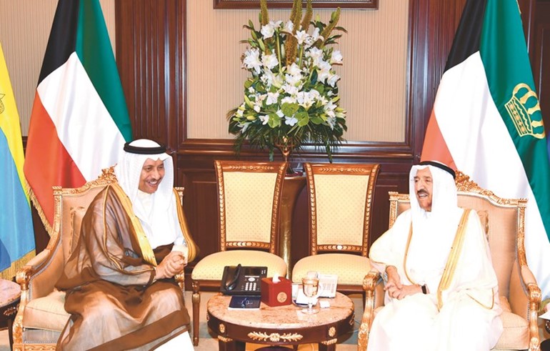 صاحب السمو الأمير مستقبلا سمو الشيخ جابر المبارك﻿