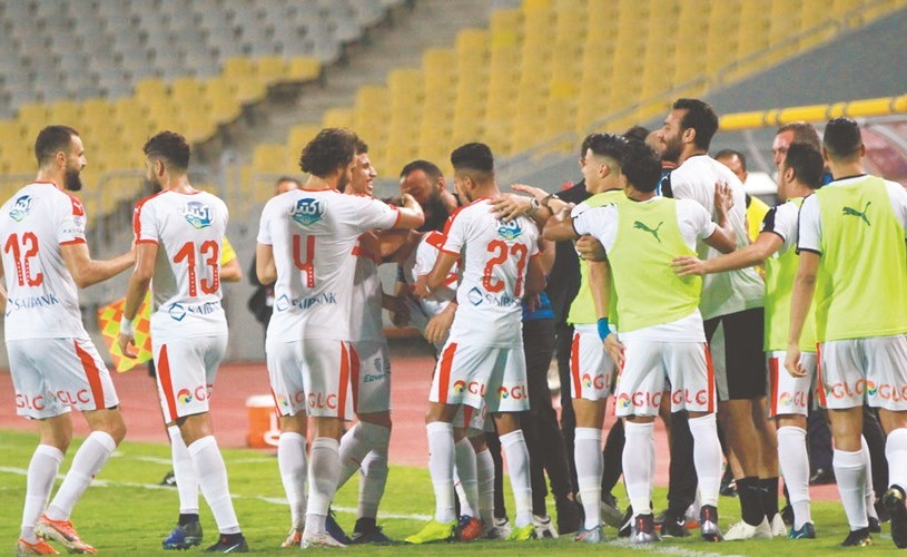 قذيفة جمعة تقود الزمالك لنصف نهائي الكأس