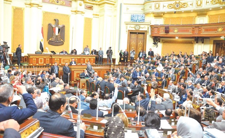 إحدى جلسات مجلس النواب المصري﻿