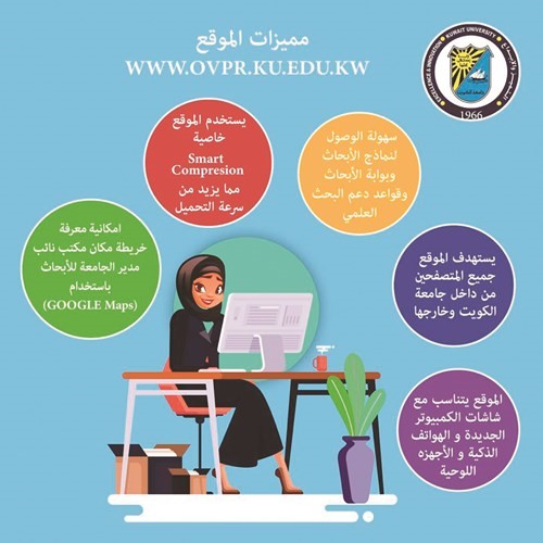 قطاع الأبحاث بجامعة الكويت يدشن موقعاً إلكترونياً جديداً