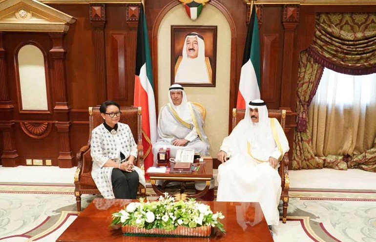 نائب الأمير وولي العهد استقبل النائب العام المصري ووزيرة خارجية إندونيسيا