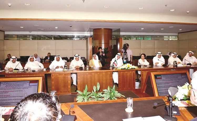 عبدالوهاب الوزان خلال منتدى الأعمال الكويتي الإندونيسي﻿
