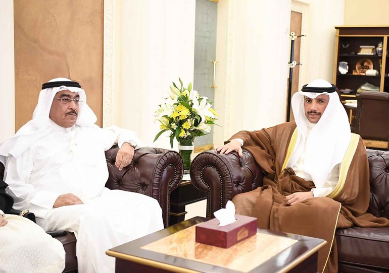 رئيس مجلس الأمة والزميل عدنان الراشد