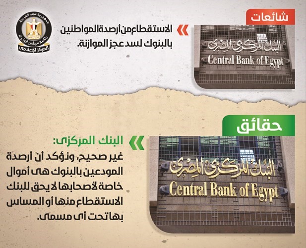الحكومة: لا صحة للاستقطاع من أرصدة المواطنين بالبنوك لسد عجز الموازنة