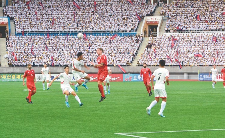 لبنان يخسر من كوريا الشمالية