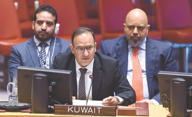 مندوبنا الدائم لدى الأمم المتحدة السفير منصور العتيبي﻿