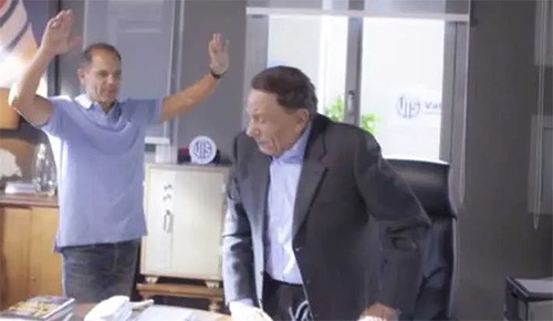 شاهد.. عادل إمام يستأنف تصوير مسلسل "فلانتينو" بعد غياب