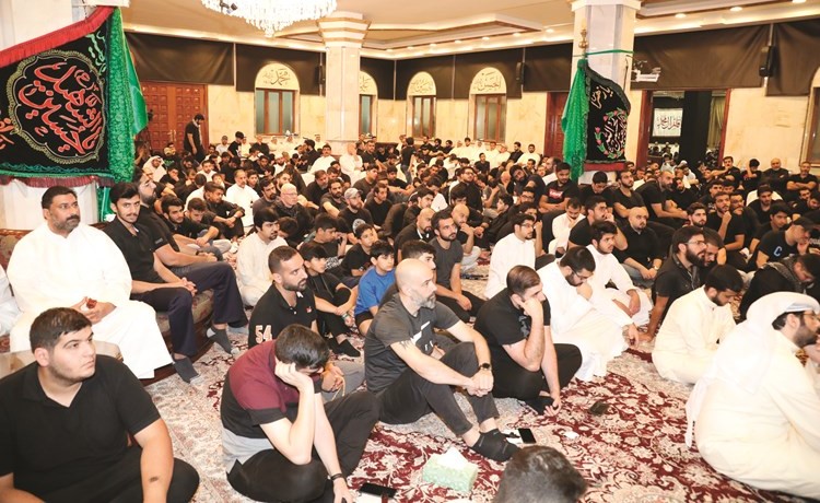 جانب من الحضور في حسينية البلوش	(زين علام)﻿