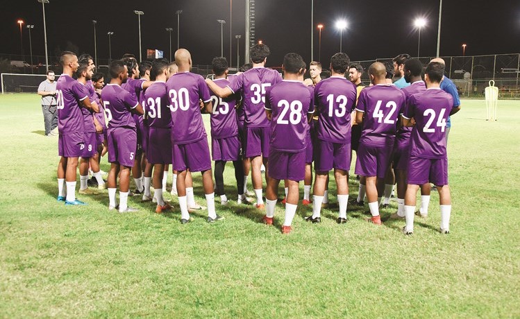 جانب من تدريب نادي القادسية	 (زين علام)﻿