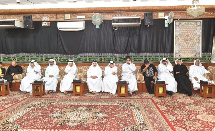 جانب من الحضور في مجلس العباسية في حسينية المشموم	(متين غوزال)﻿