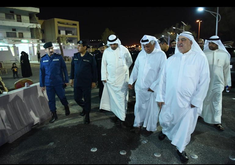 وزير الداخلية بالإنابة ووكيل الوزارة تفقدا الحسينيات للوقوف على الإجراءات الوقائية