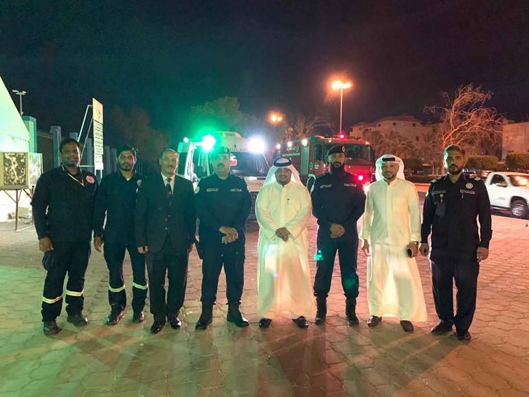 جولة تفقدية للاطمئنان على تجهيزات الطوارئ الطبية ونقاط الإسعاف بجوار الحسينيات
