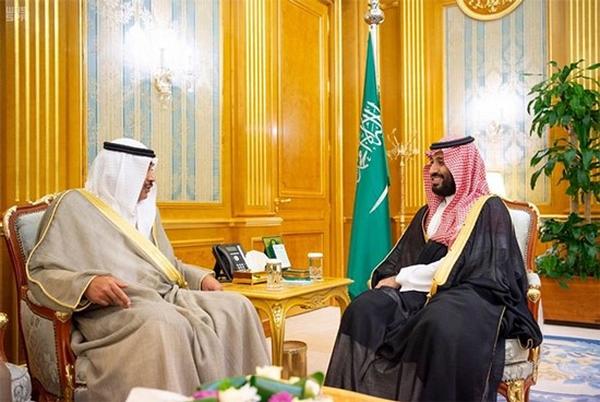 مبعوث الأمير بحث مع ولي العهد السعودي العلاقات الأخوية