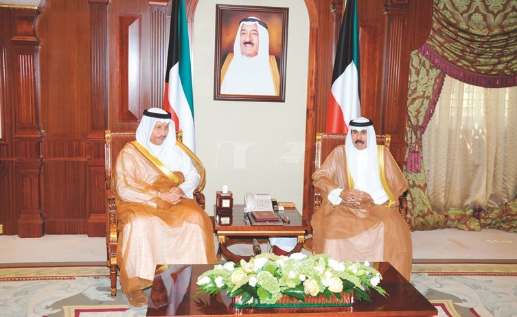 سمو نائب الامير مستقبلا سمو الشيخ جابر المبارك ﻿