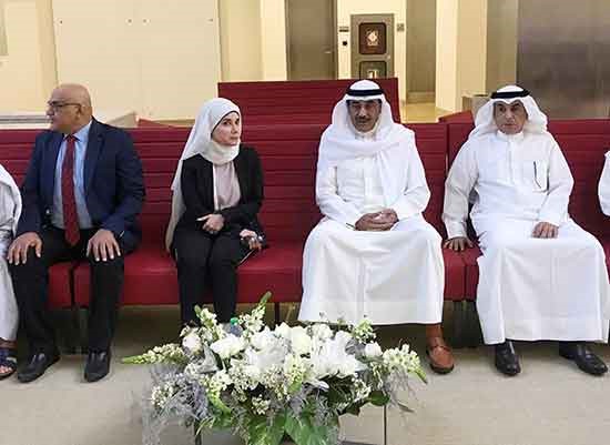 الشيخ صباح الخالد وجنان بوشهري