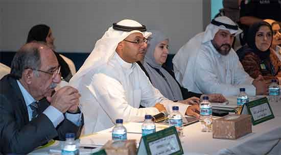 د.عبدالله الزيدان خلال الاجتماع