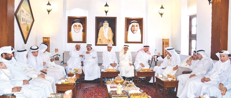 تبادل الأحاديث الودية في ديوان الروضان﻿
