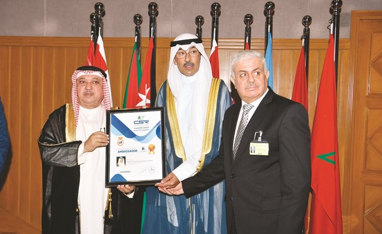 تكريم الشيخ فواز الخالد بلقب سفير دولي للمسؤولية المجتمعية 	(قاسم باشا)﻿