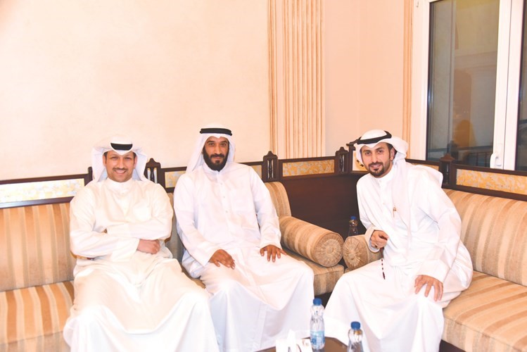 مشعل فليطح مع عبدالله سالم وعدنان الكندري﻿