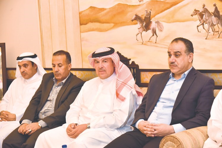 الوزير الضيف واللواء خالد مضحي وم.خلف الرقاد وفيصل المتلقم ﻿